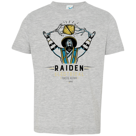 T-Shirts Heather Grey / 2T Raiden Electrical Toastie Repair Toddler Premium T-Shirt