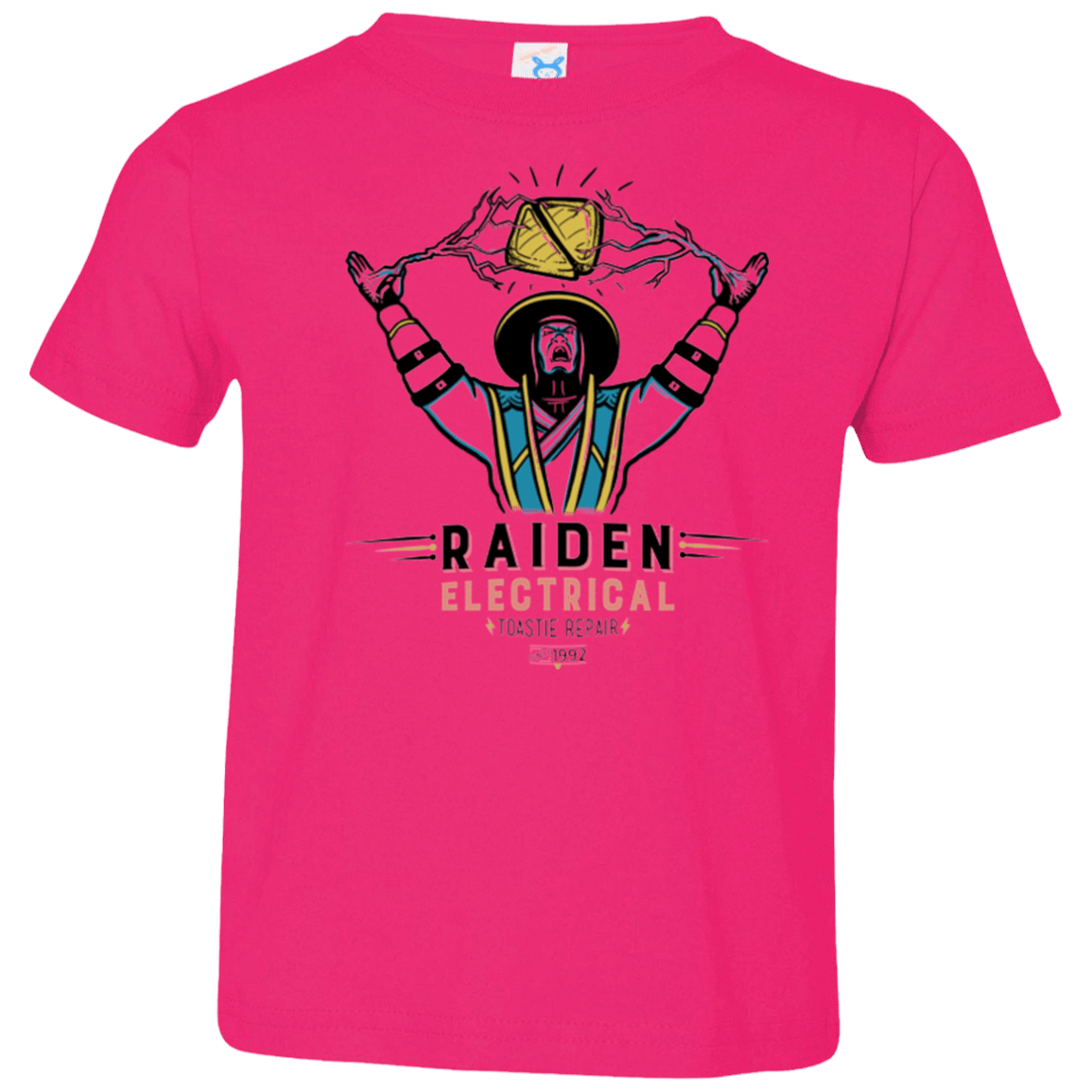 T-Shirts Hot Pink / 2T Raiden Electrical Toastie Repair Toddler Premium T-Shirt