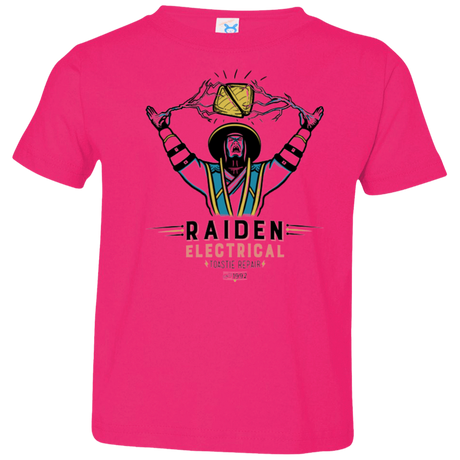 T-Shirts Hot Pink / 2T Raiden Electrical Toastie Repair Toddler Premium T-Shirt