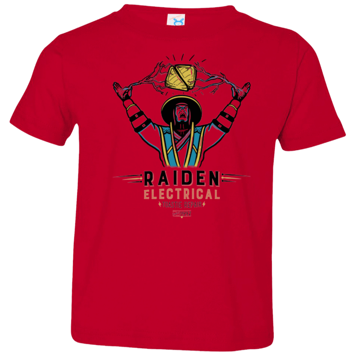 T-Shirts Red / 2T Raiden Electrical Toastie Repair Toddler Premium T-Shirt