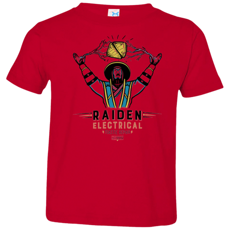 T-Shirts Red / 2T Raiden Electrical Toastie Repair Toddler Premium T-Shirt