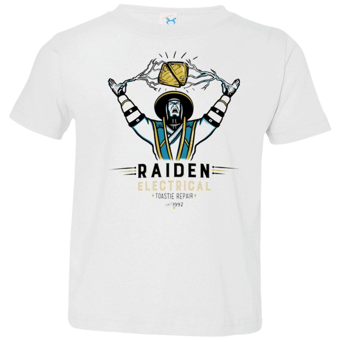 T-Shirts White / 2T Raiden Electrical Toastie Repair Toddler Premium T-Shirt