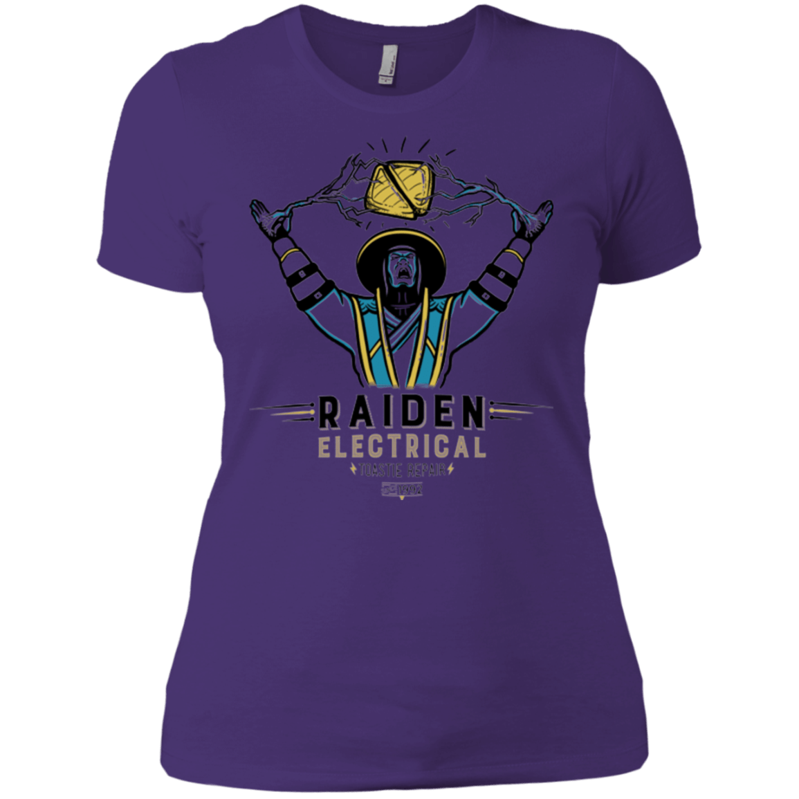 T-Shirts Purple Rush/ / X-Small Raiden Electrical Toastie Repair Women's Premium T-Shirt