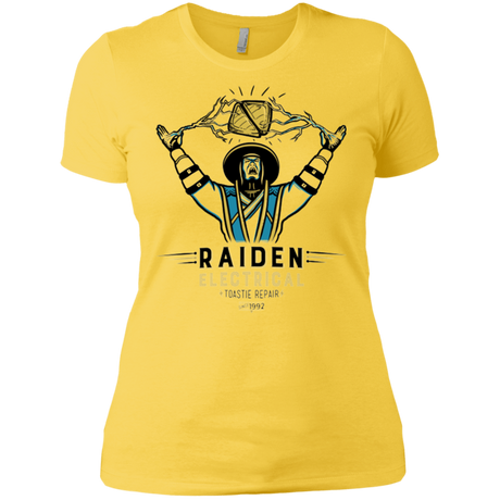 T-Shirts Vibrant Yellow / X-Small Raiden Electrical Toastie Repair Women's Premium T-Shirt