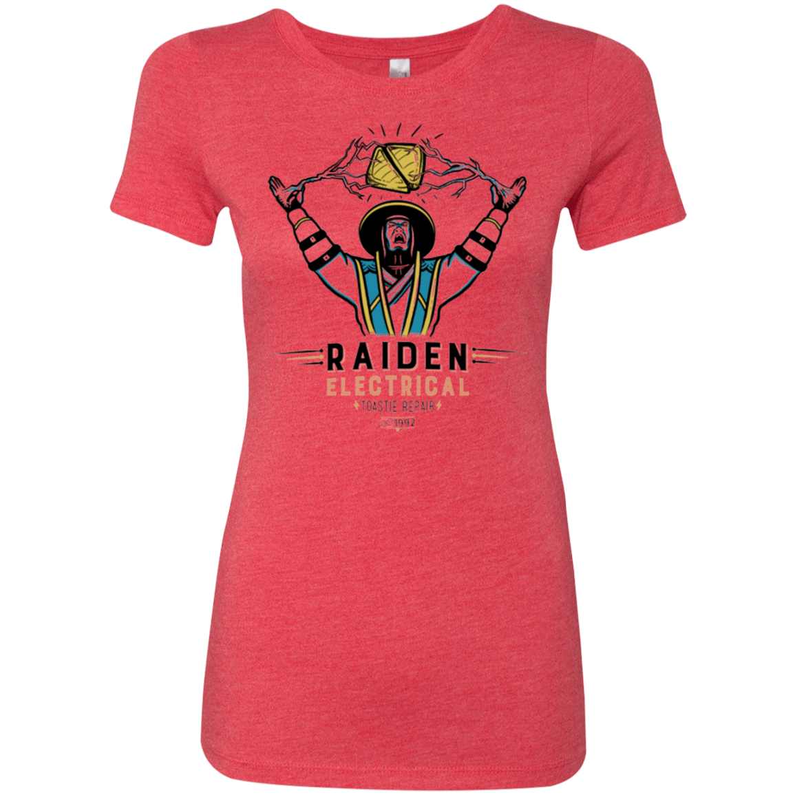 T-Shirts Vintage Red / Small Raiden Electrical Toastie Repair Women's Triblend T-Shirt