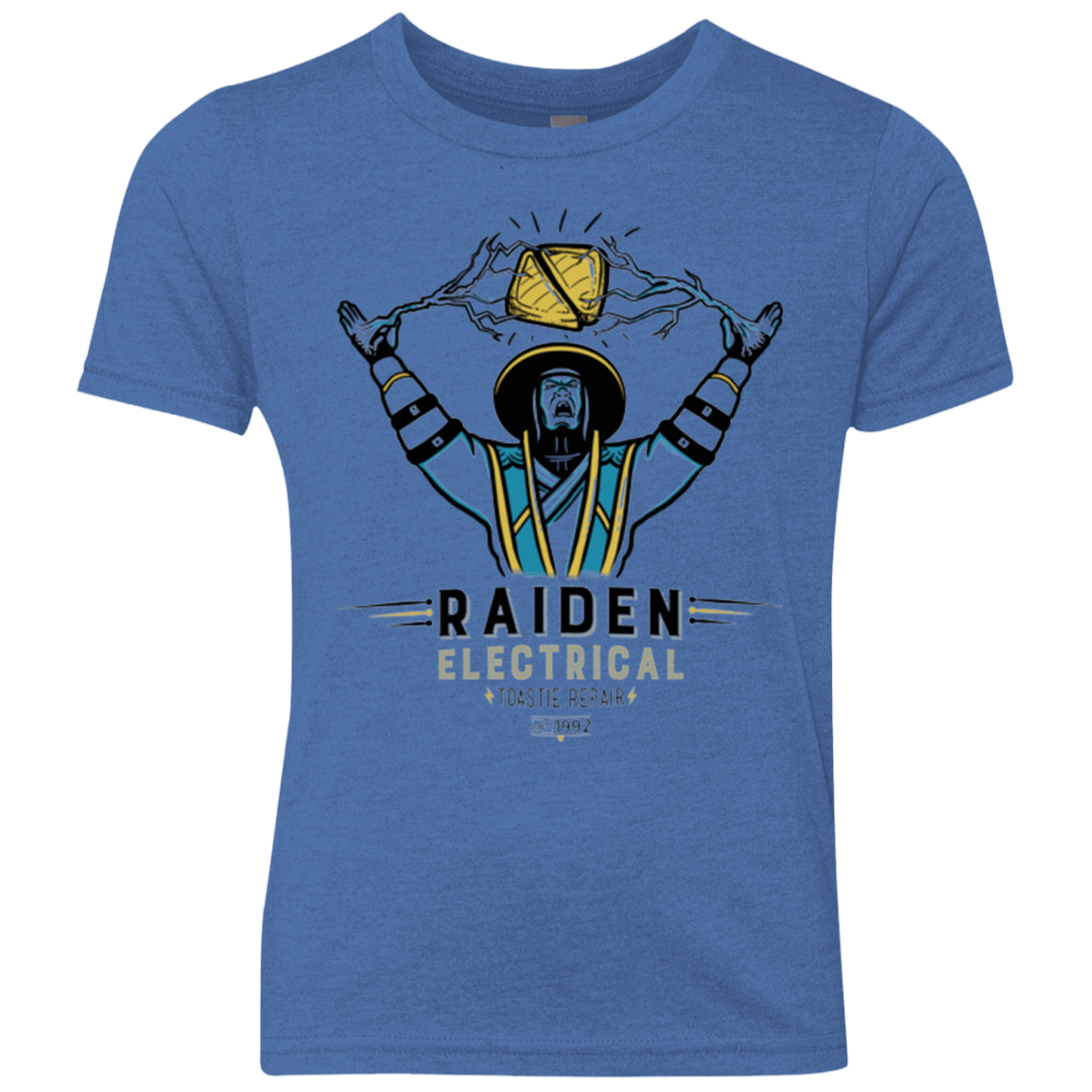 T-Shirts Vintage Royal / YXS Raiden Electrical Toastie Repair Youth Triblend T-Shirt