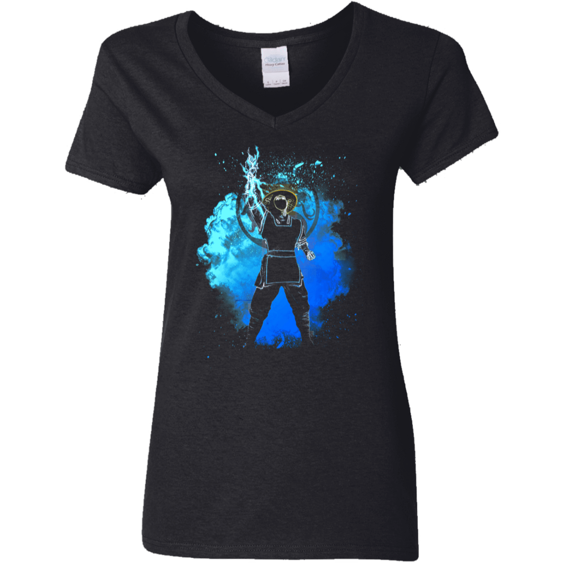 T-Shirts Black / S Raiden Soul Women's V-Neck T-Shirt