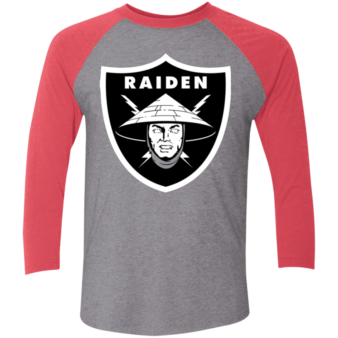 T-Shirts Premium Heather/ Vintage Red / X-Small Raiders of the Realm Men's Triblend 3/4 Sleeve