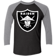 T-Shirts Vintage Black/Premium Heather / X-Small Raiders of the Realm Men's Triblend 3/4 Sleeve