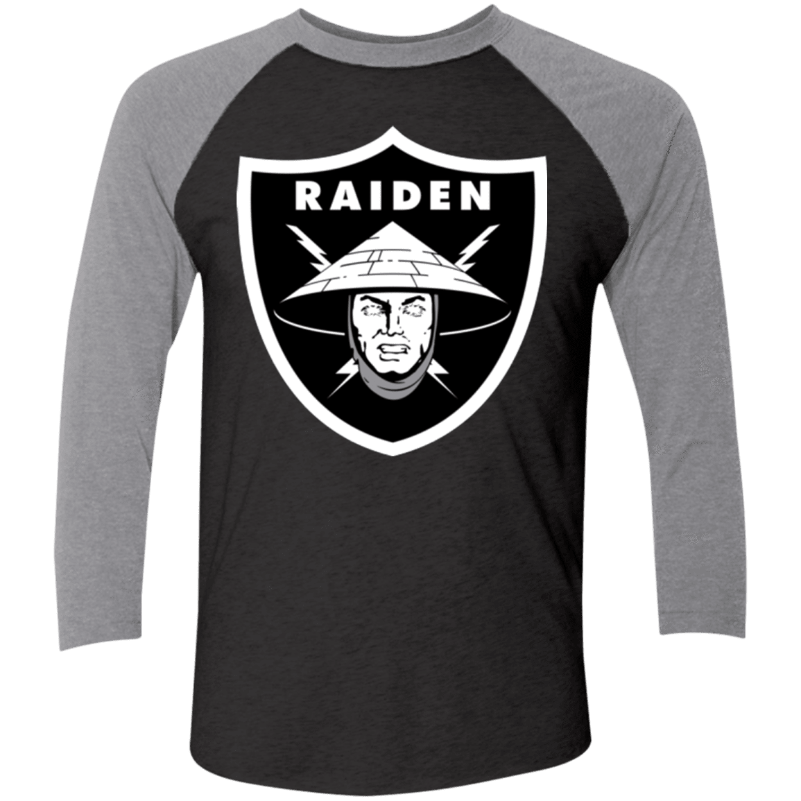 T-Shirts Vintage Black/Premium Heather / X-Small Raiders of the Realm Men's Triblend 3/4 Sleeve