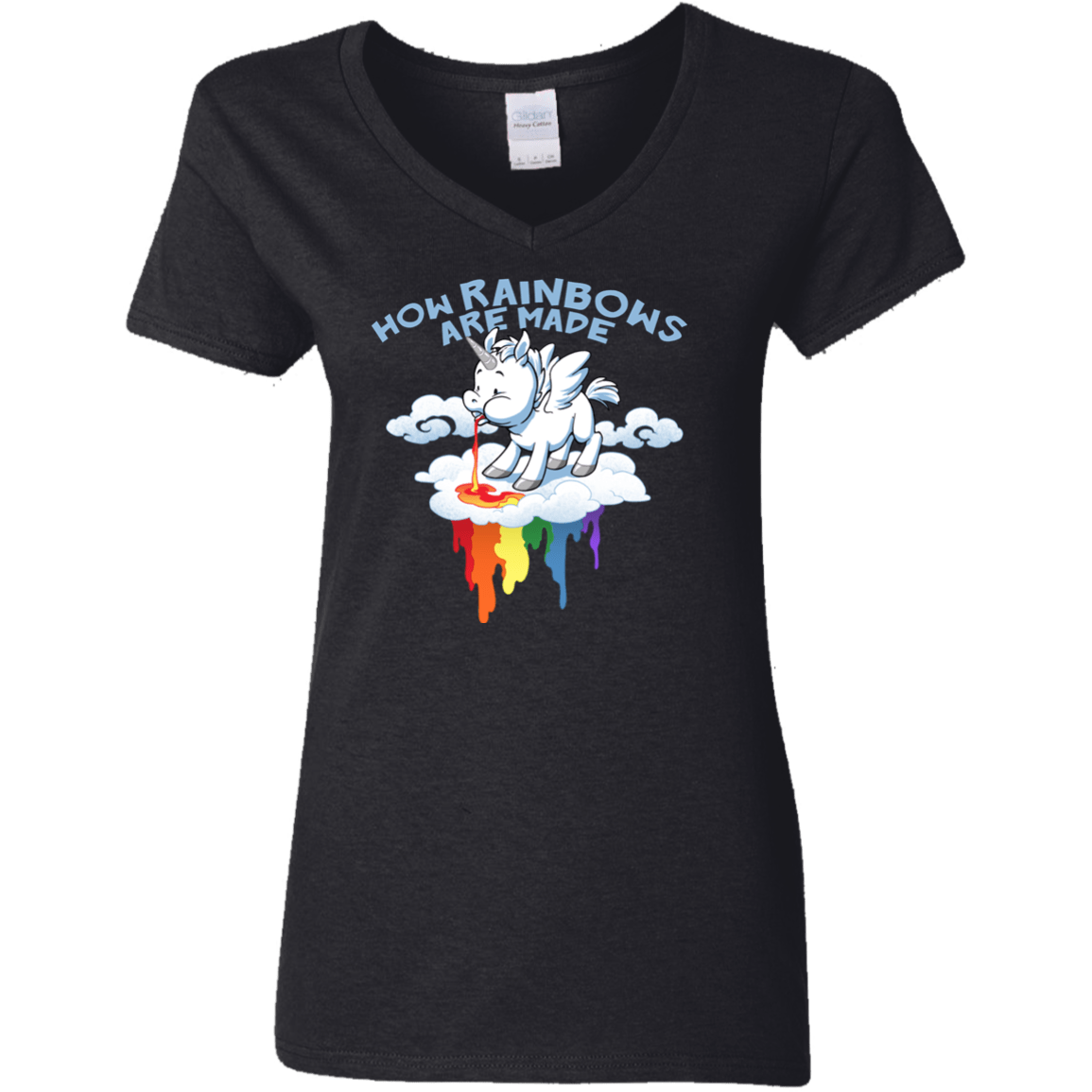 Rainblows Women's V-Neck T-Shirt