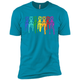 T-Shirts Turquoise / YXS Rainbow Creeps Boys Premium T-Shirt