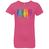 T-Shirts Hot Pink / YXS Rainbow Creeps Girls Premium T-Shirt