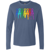 T-Shirts Indigo / Small Rainbow Creeps Men's Premium Long Sleeve