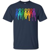 T-Shirts Navy / Small Rainbow Creeps T-Shirt