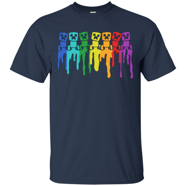 T-Shirts Navy / Small Rainbow Creeps T-Shirt