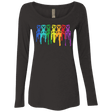 T-Shirts Vintage Black / Small Rainbow Creeps Women's Triblend Long Sleeve Shirt