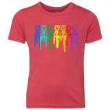 T-Shirts Vintage Red / YXS Rainbow Creeps Youth Triblend T-Shirt