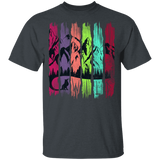 T-Shirts Dark Heather / YXS Rainbow Fox Tail Youth T-Shirt