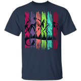 T-Shirts Navy / YXS Rainbow Fox Tail Youth T-Shirt