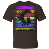 T-Shirts Dark Chocolate / S Rainbow Owl T-Shirt