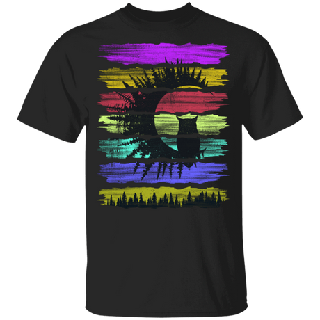 T-Shirts Black / YXS Rainbow Owl Youth T-Shirt