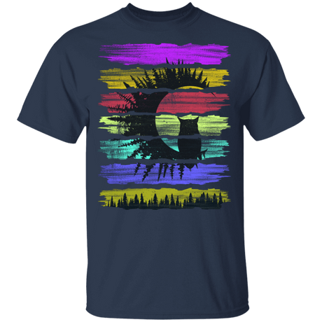 T-Shirts Navy / YXS Rainbow Owl Youth T-Shirt