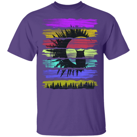 T-Shirts Purple / YXS Rainbow Owl Youth T-Shirt