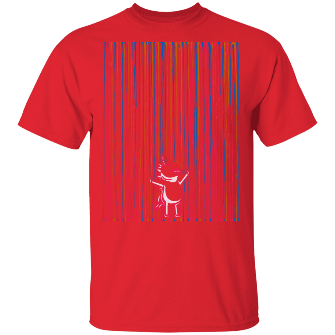 T-Shirts Red / S Rainbow Rain T-Shirt