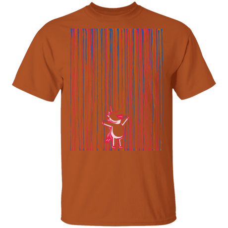 T-Shirts Texas Orange / S Rainbow Rain T-Shirt