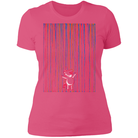 T-Shirts Hot Pink / S Rainbow Rain Women's Premium T-Shirt