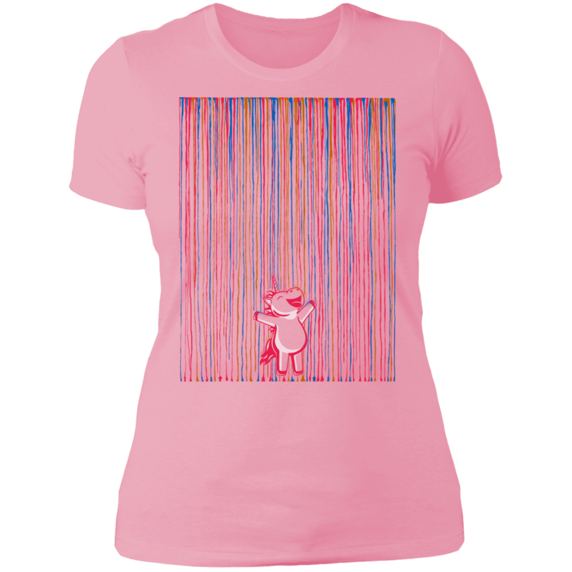 T-Shirts Light Pink / S Rainbow Rain Women's Premium T-Shirt