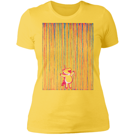 T-Shirts Vibrant Yellow / S Rainbow Rain Women's Premium T-Shirt