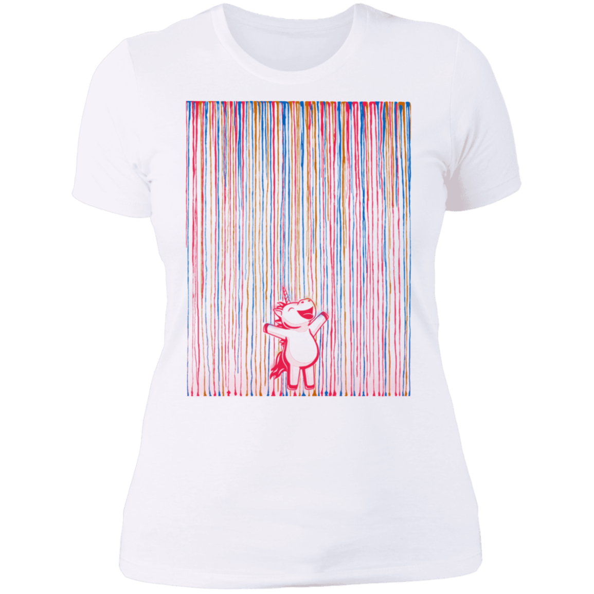 T-Shirts White / S Rainbow Rain Women's Premium T-Shirt