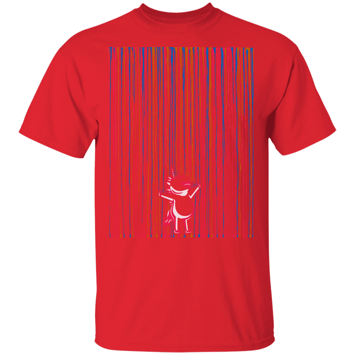 T-Shirts Red / YXS Rainbow Rain Youth T-Shirt
