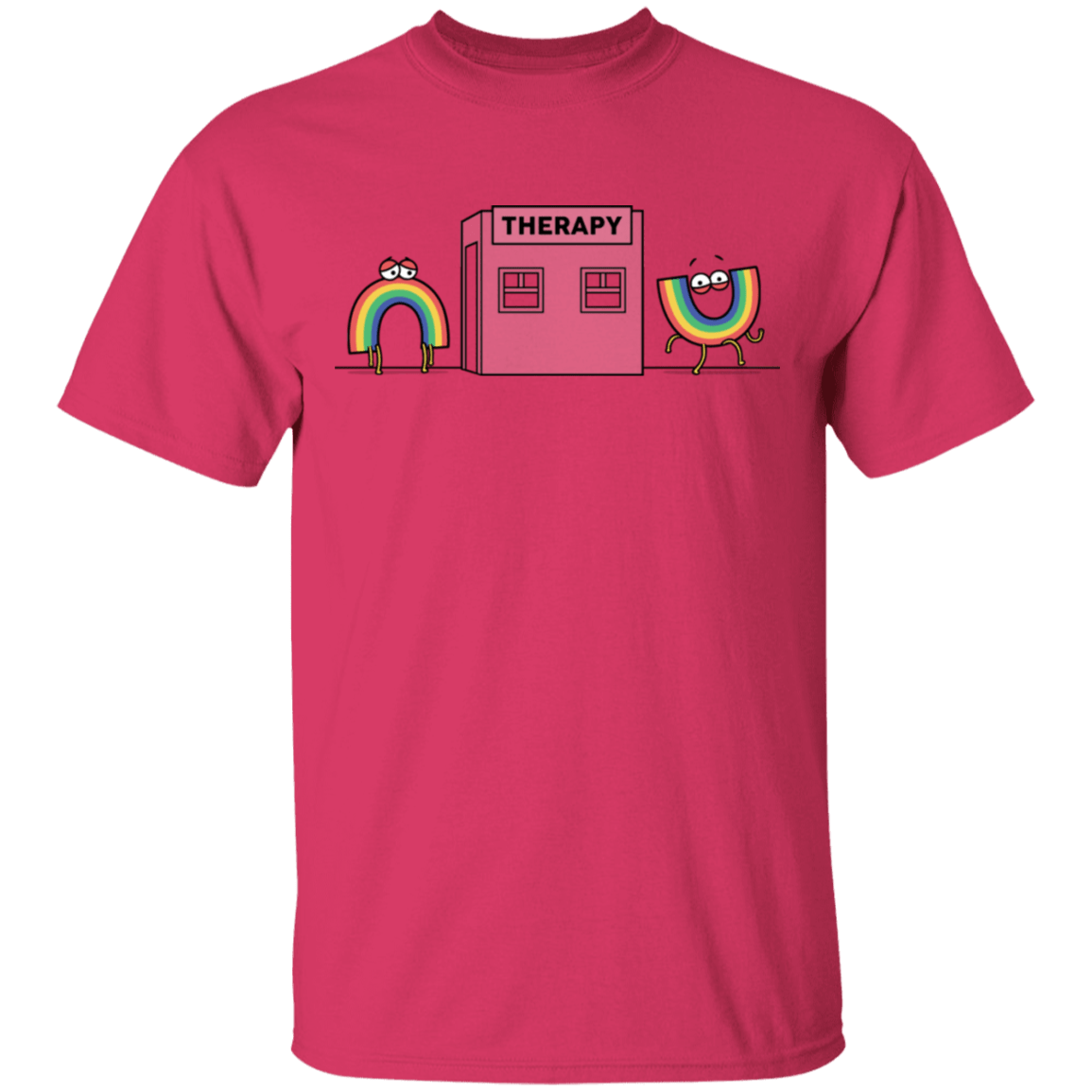 T-Shirts Heliconia / S Rainbow Therapy T-Shirt