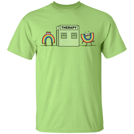 T-Shirts Mint Green / YXS Rainbow Therapy Youth T-Shirt