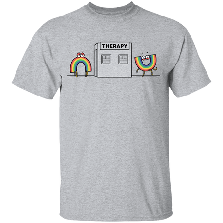 T-Shirts Sport Grey / YXS Rainbow Therapy Youth T-Shirt