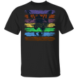 T-Shirts Black / S Rainbow Wolf T-Shirt