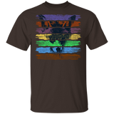 T-Shirts Dark Chocolate / S Rainbow Wolf T-Shirt