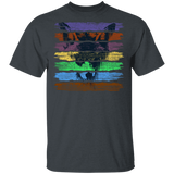 T-Shirts Dark Heather / S Rainbow Wolf T-Shirt