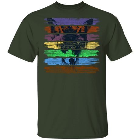T-Shirts Forest / S Rainbow Wolf T-Shirt