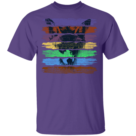 T-Shirts Purple / YXS Rainbow Wolf Youth T-Shirt