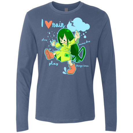 T-Shirts Indigo / Small Rainy Day Men's Premium Long Sleeve