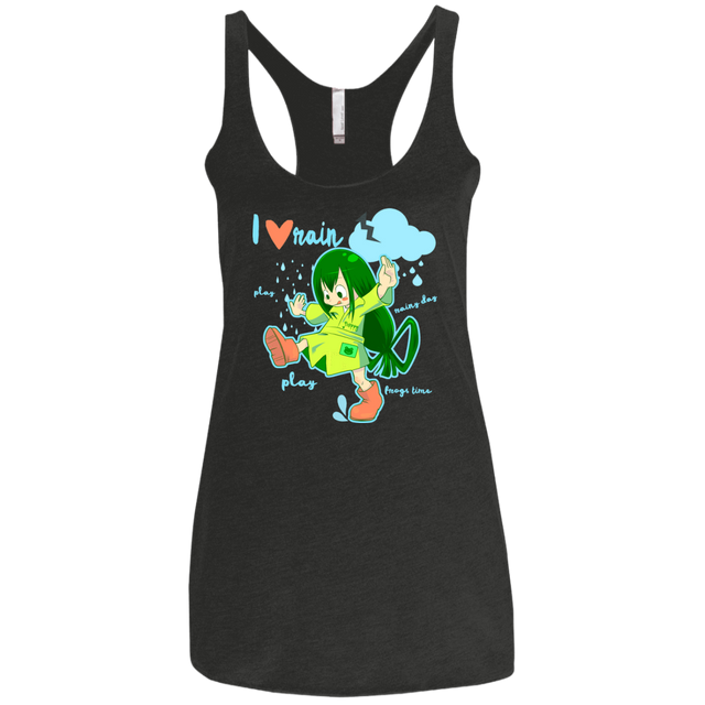 T-Shirts Vintage Black / X-Small Rainy Day Women's Triblend Racerback Tank