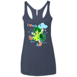T-Shirts Vintage Navy / X-Small Rainy Day Women's Triblend Racerback Tank