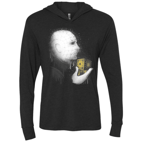 T-Shirts Vintage Black / X-Small Raise Hell Triblend Long Sleeve Hoodie Tee