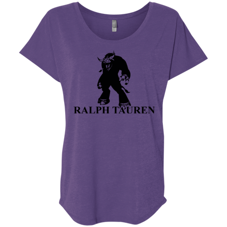 T-Shirts Purple Rush / X-Small Ralph Tauren Triblend Dolman Sleeve