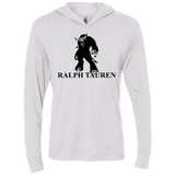 T-Shirts Heather White / X-Small Ralph Tauren Triblend Long Sleeve Hoodie Tee