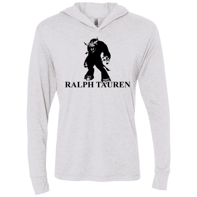 T-Shirts Heather White / X-Small Ralph Tauren Triblend Long Sleeve Hoodie Tee